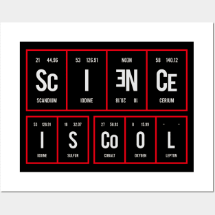Science Is Cool - Periodic Table of Elements Posters and Art